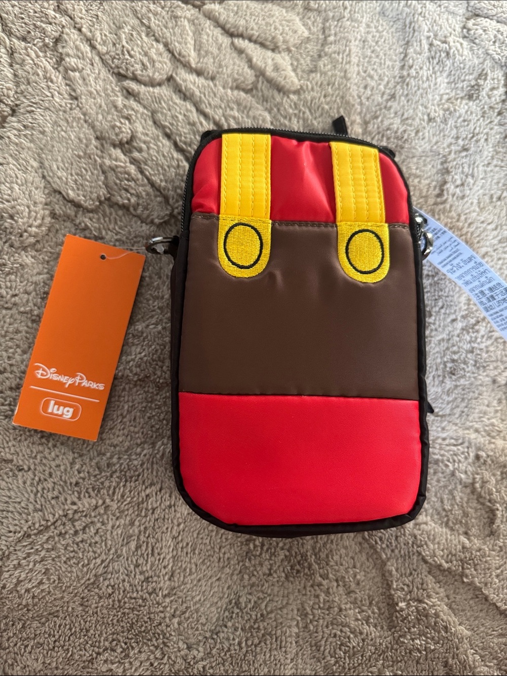 Disney Parks x Lug Black Mickey Mouse Crossbody Bag - Picture 2 of 5